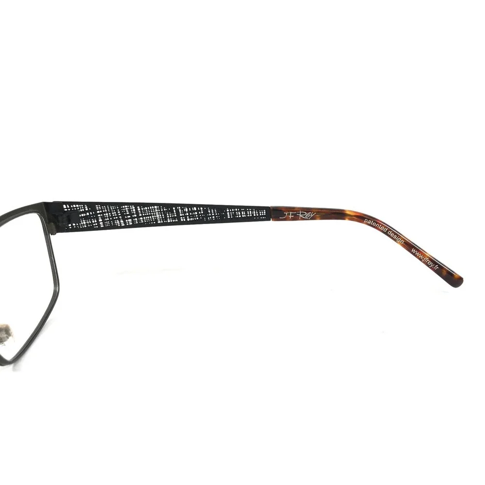 J.F. Rey Eyeglasses Frames JF2586 4500 Matte Gray Rectangle Full Rim 55-18-145